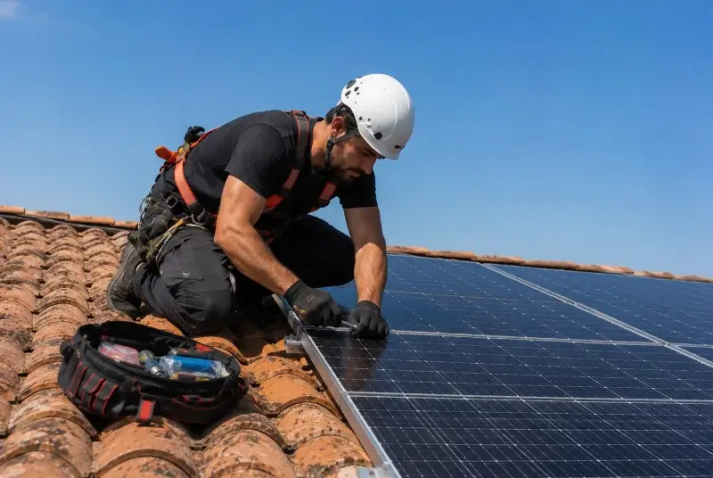 Maintenance et monitoring de panneaux solaires à Saint-Symphorien-sur-Coise